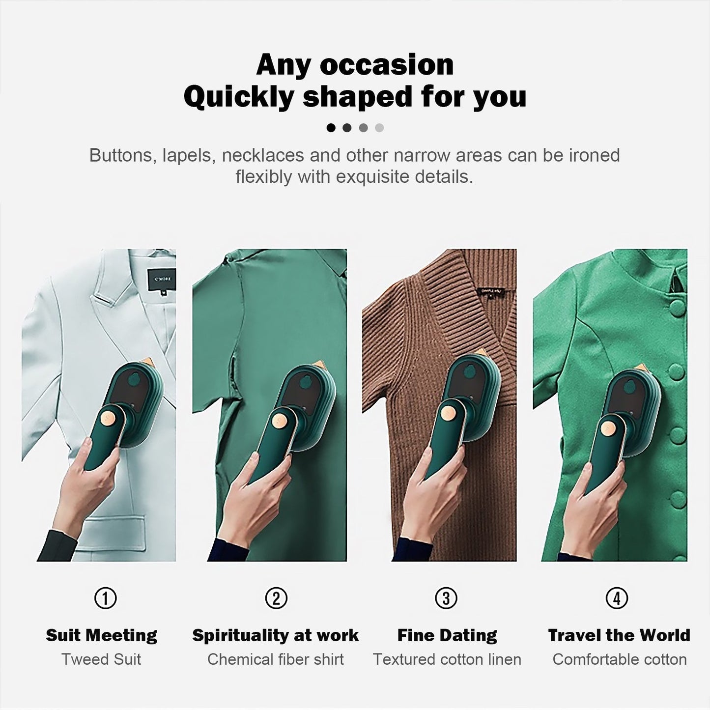 2025 HOT SALE 50% OFF🎉Portable Handheld Garment Steamer🎁Free color boxed set