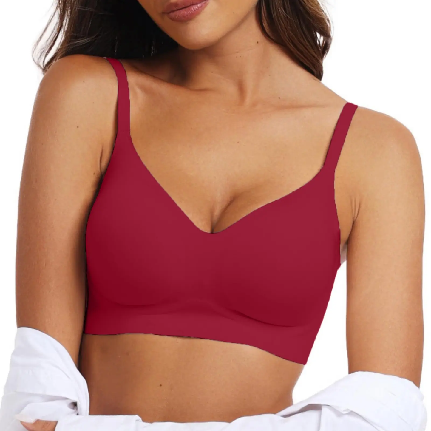 💐Thin Seamless Wireless Sports Bra|Seamless Invisible Wear, Firm Support For Large Bust