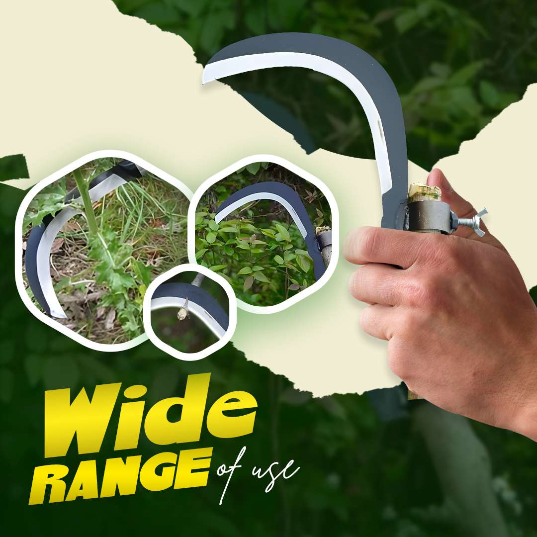🔥Hot Sale🔥 Multifunctional Portable Grass Sickle Cutter Head