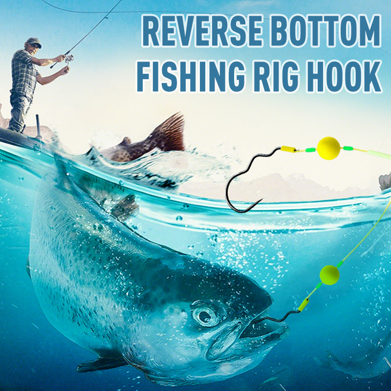 🔥🔥Buy 3 get 2 free 🎁Reverse Bottom Fishing Rig Hook