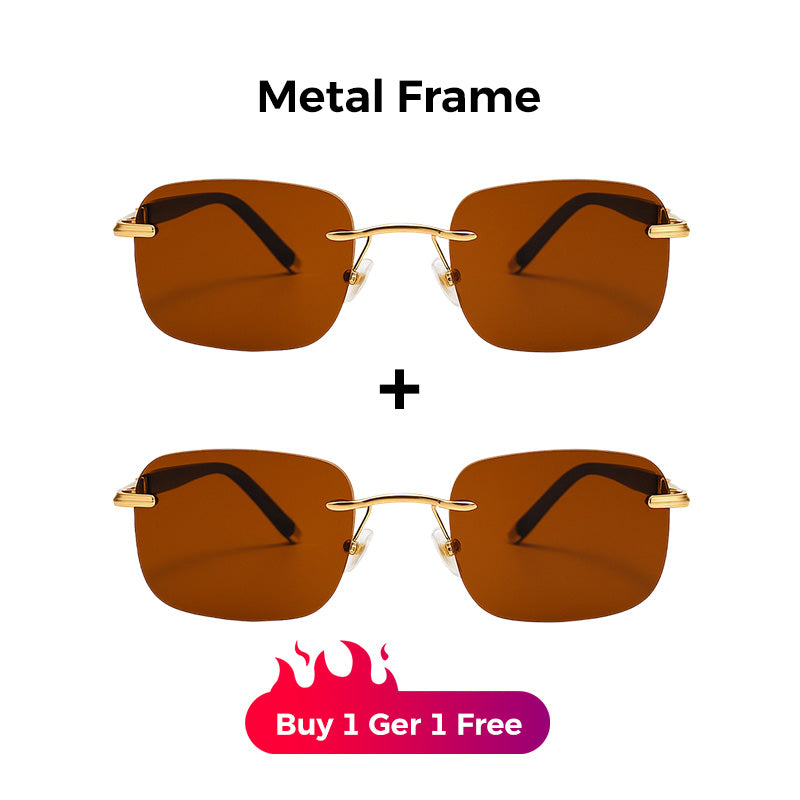 High-definition, frameless, protective sunglasses