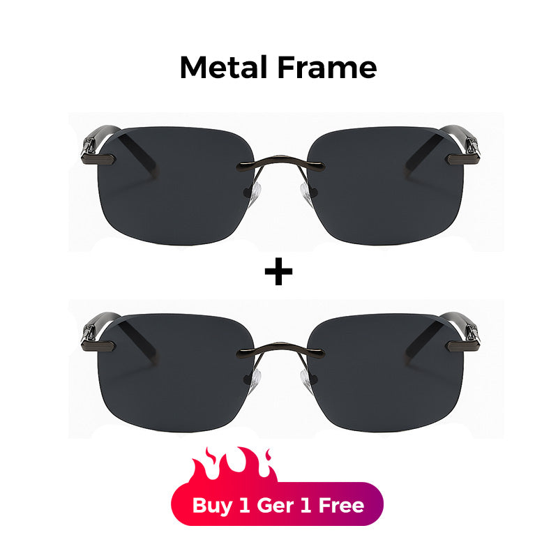 High-definition, frameless, protective sunglasses