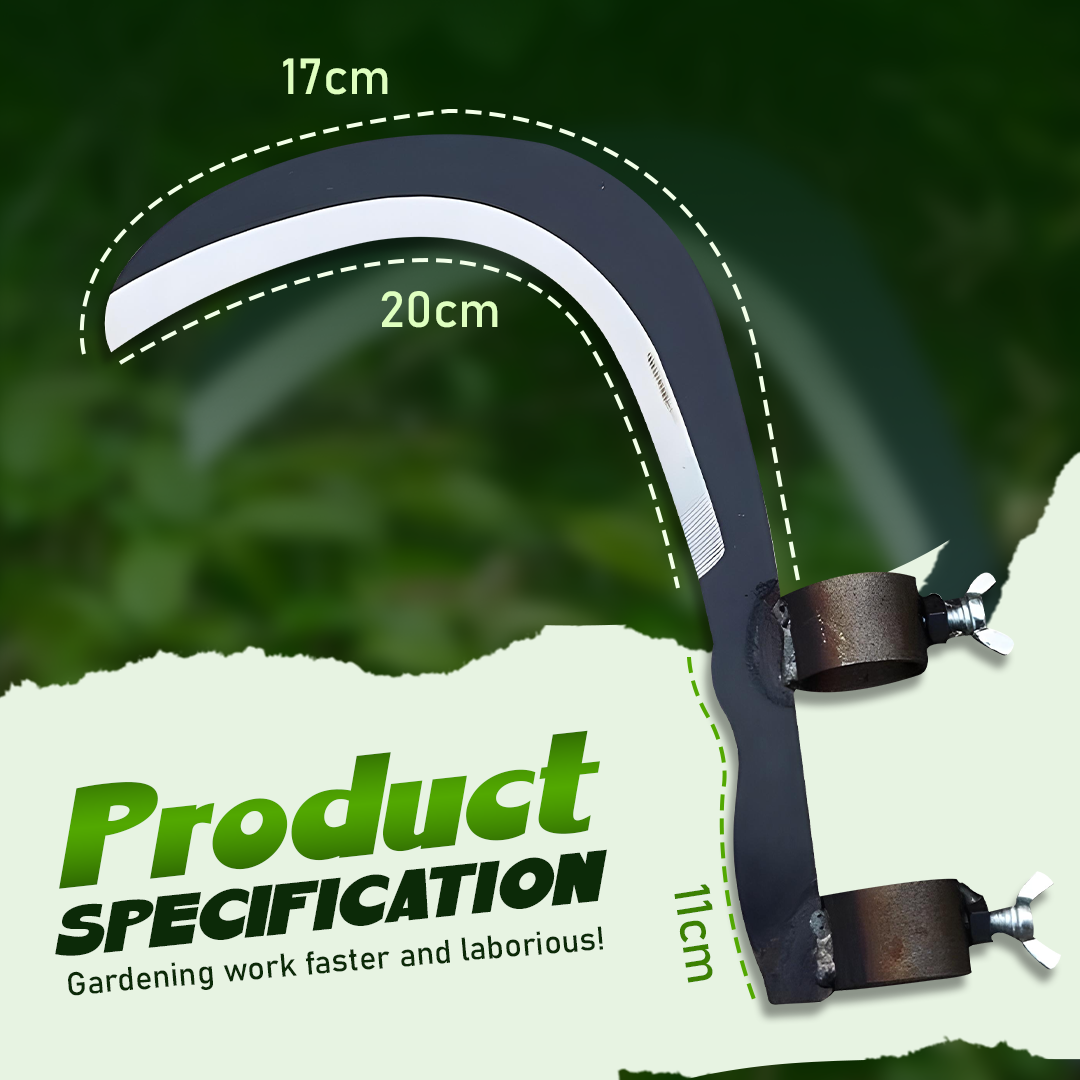 🔥Hot Sale🔥 Multifunctional Portable Grass Sickle Cutter Head
