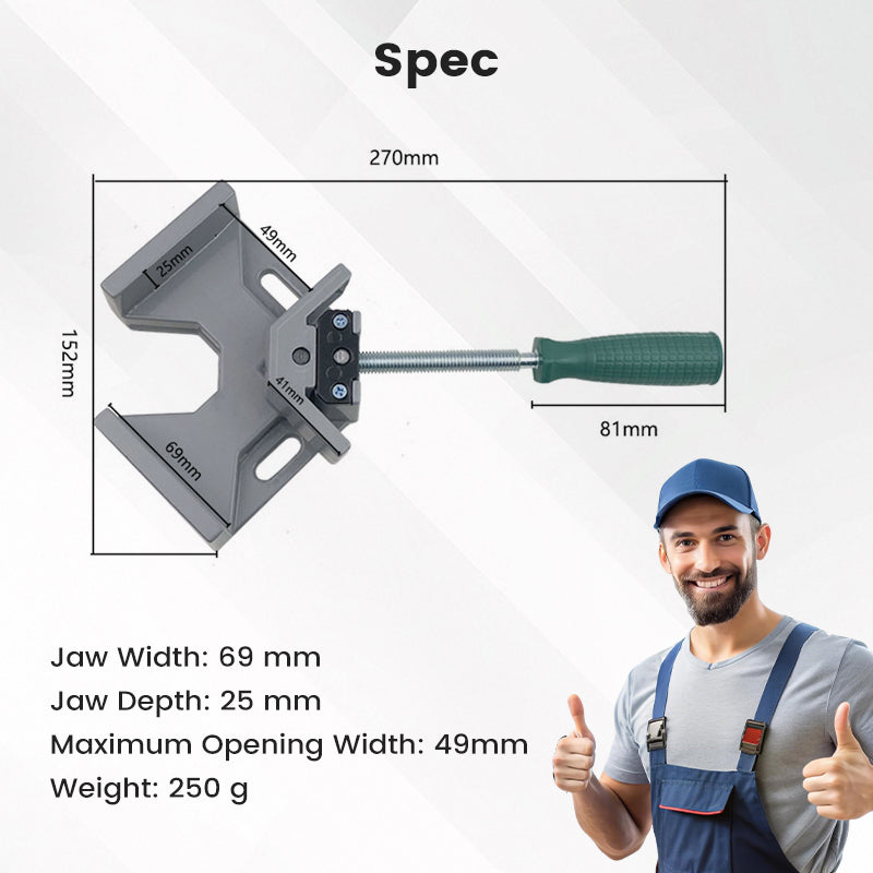 Durable Sturdy Right Angle Clamp 90°