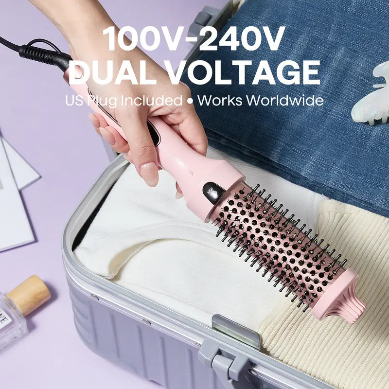 🔥2-in-1 Magic Styler | Heated Straightener & Curler Comb | Switch Hairstyles in Seconds💁♀️