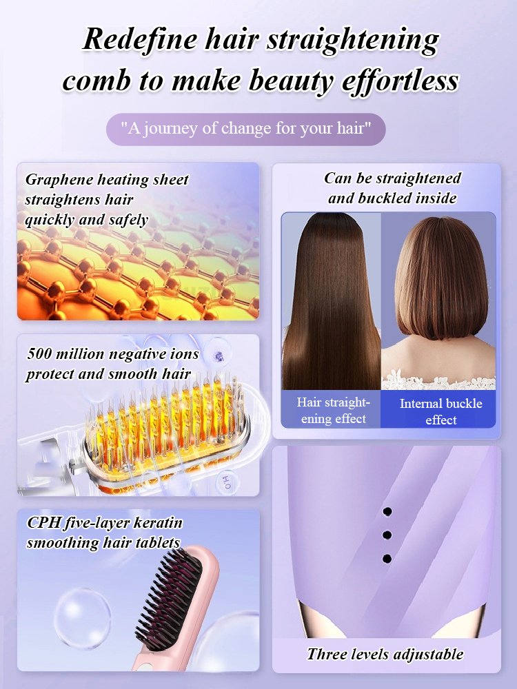 All-in-One Portable Quick Straightening Comb