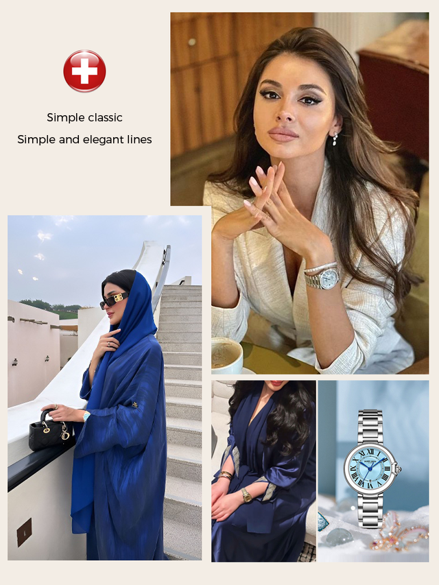 Luminous Ladies Steel Strap Waterproof Quartz Watch