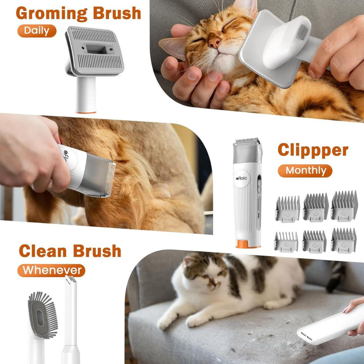 5 in 1 Pet Vacuum Grooming Kit