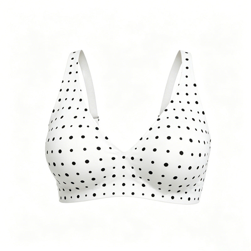 💗LIMITED TIME SALE 50% OFF⚡50K+ SOLD💕 Jelly Wireless Womens Comfortable Wireless Bras Push Up Bralettes Seamless Tshirts Bras Deep V Everyday Bras