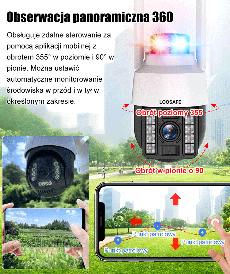 Full-color night vision wireless wifi camera