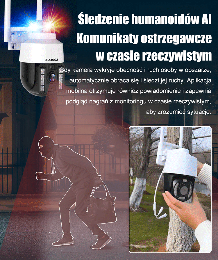 Full-color night vision wireless wifi camera