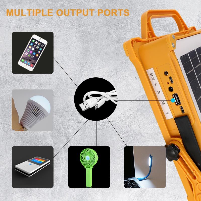 100W/200W Handheld Solar Work Light