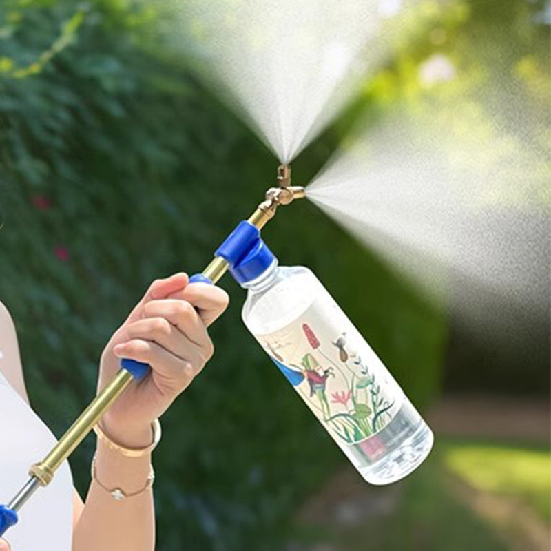 🔥Special Hot Sale - 50% OFF🔥 Double-ended Copper Rod Reciprocating Air Pressure Manual Spray Gun for Watering Flowers