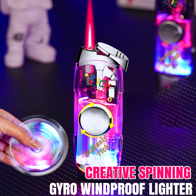 🔥New Hot Selling❤️🔥 Creative Spinning Gyro Windproof Lighter