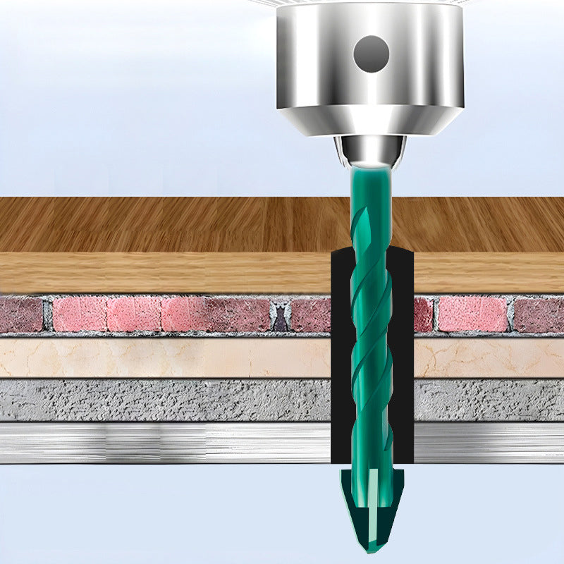 Multi-purpose Superhard Crooked Head Drill