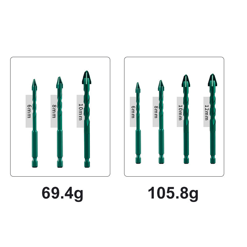 Multi-purpose Superhard Crooked Head Drill