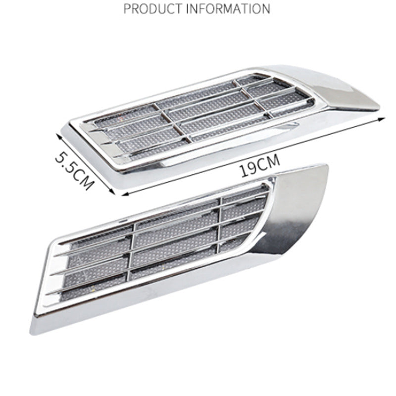 Solar-Powered Car Decorative Vent Flashing Light