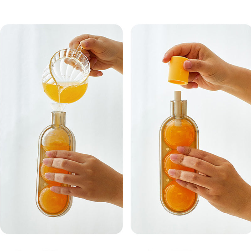 Practical 2-in-1 Popsicle Molds with Straws