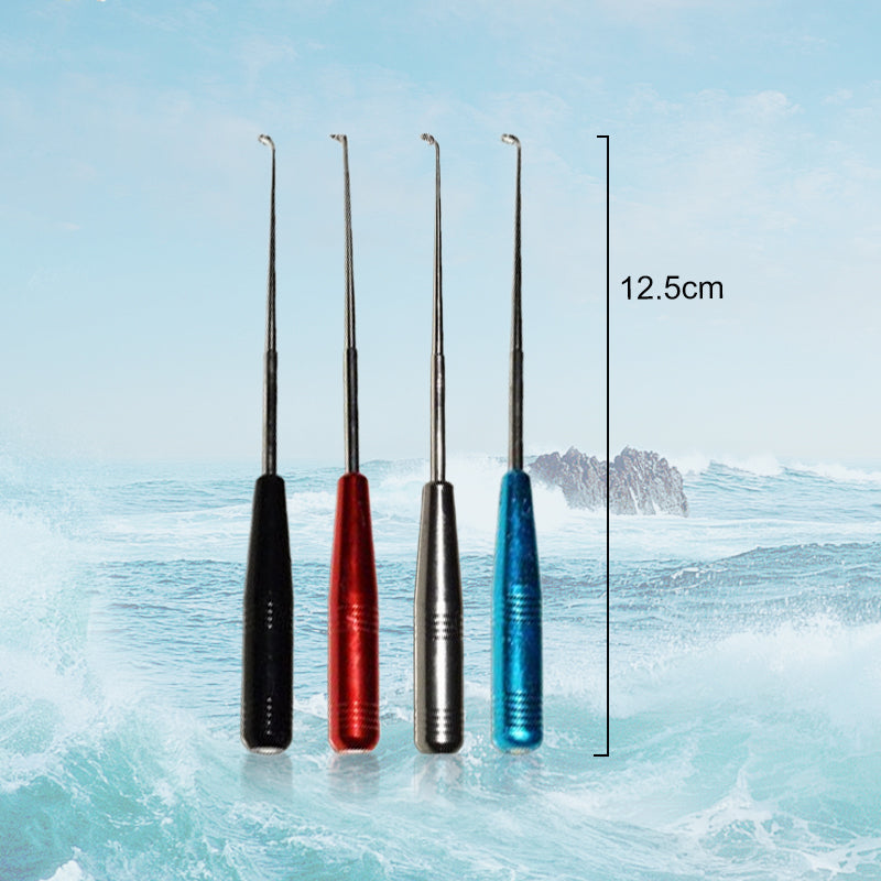 Fishing Metal Hook Remover with Clear Storage Tube