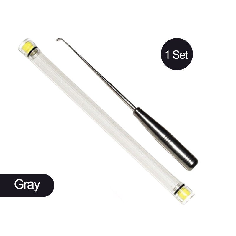 Fishing Metal Hook Remover with Clear Storage Tube