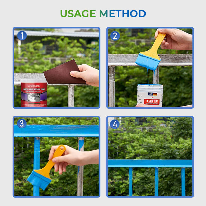 Buy 2 Free Shipping - Water-based Metal Rust Remover Metallic Paint