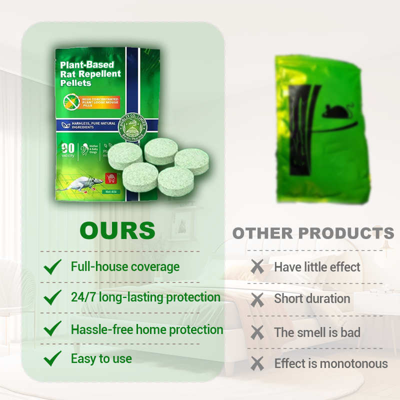 Plant-Based Rat Repellent Pellets