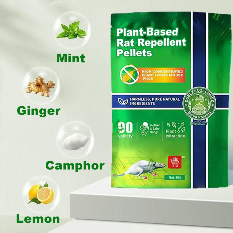 Plant-Based Rat Repellent Pellets