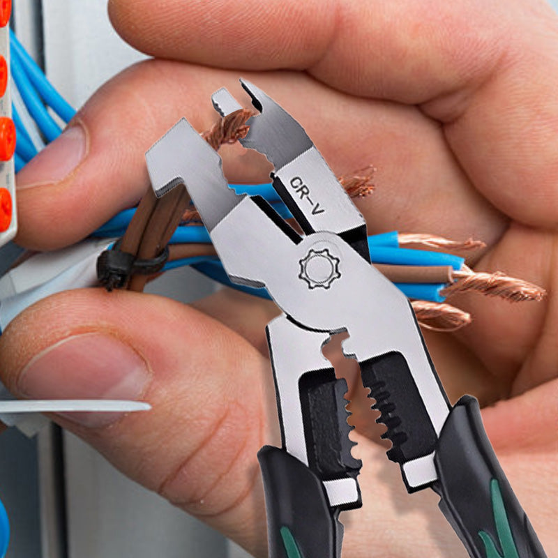 Curved Head Multi-Functional Wire Stripper
