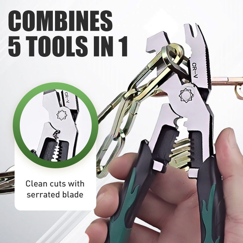 Curved Head Multi-Functional Wire Stripper
