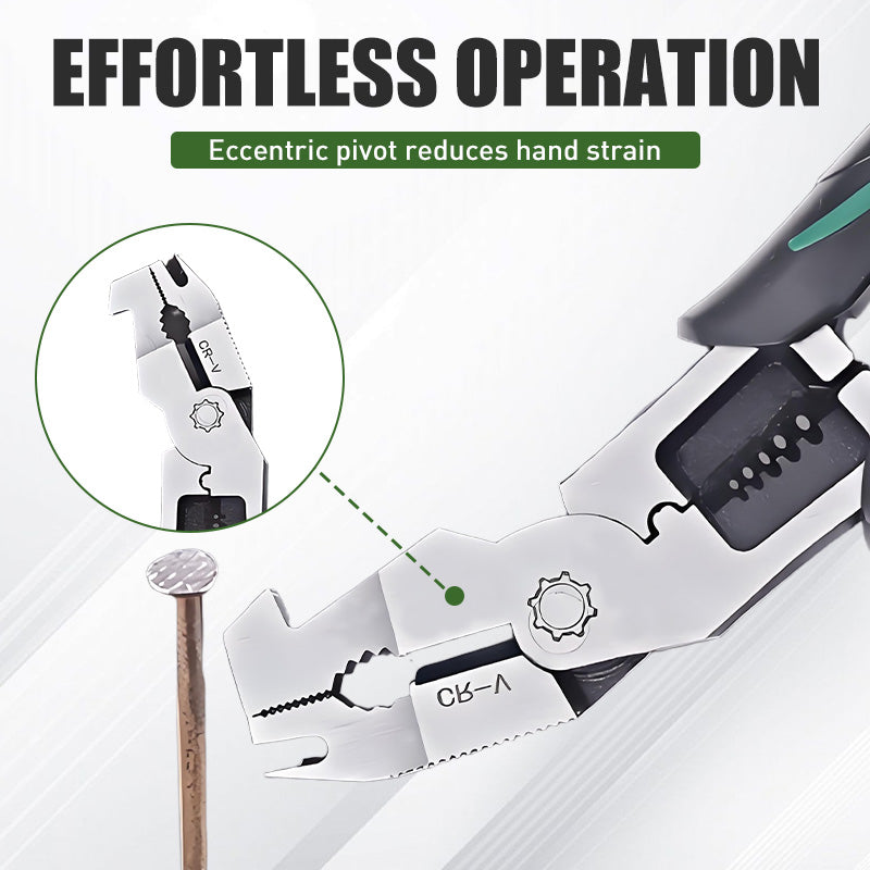 Curved Head Multi-Functional Wire Stripper