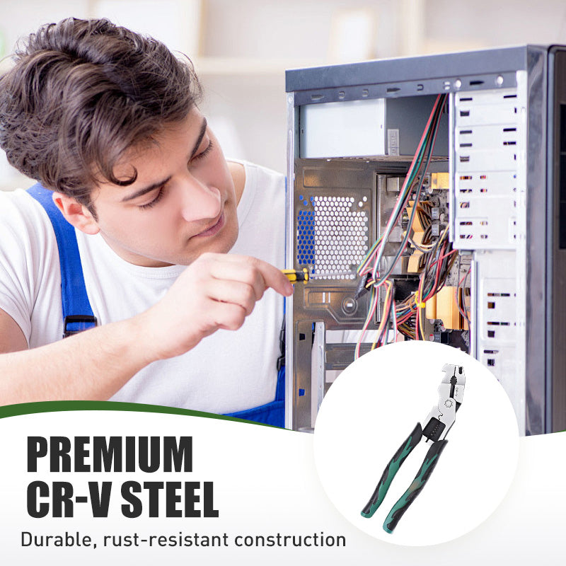 Curved Head Multi-Functional Wire Stripper