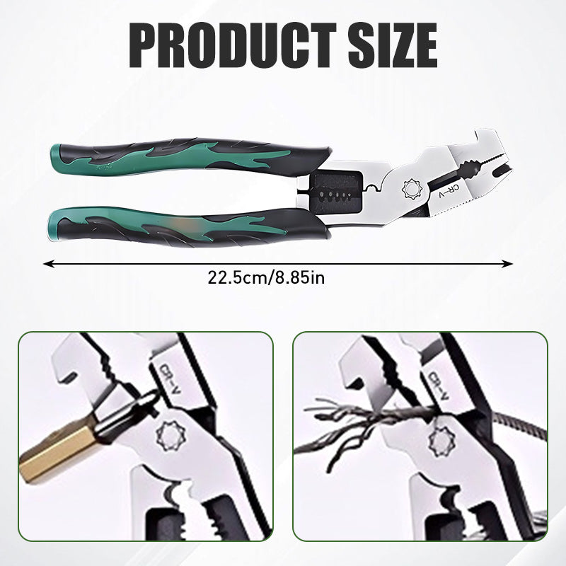 Curved Head Multi-Functional Wire Stripper