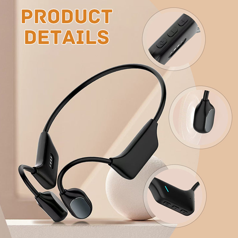 Bone Conduction Smart Hearing Aid Bluetooth Earphones