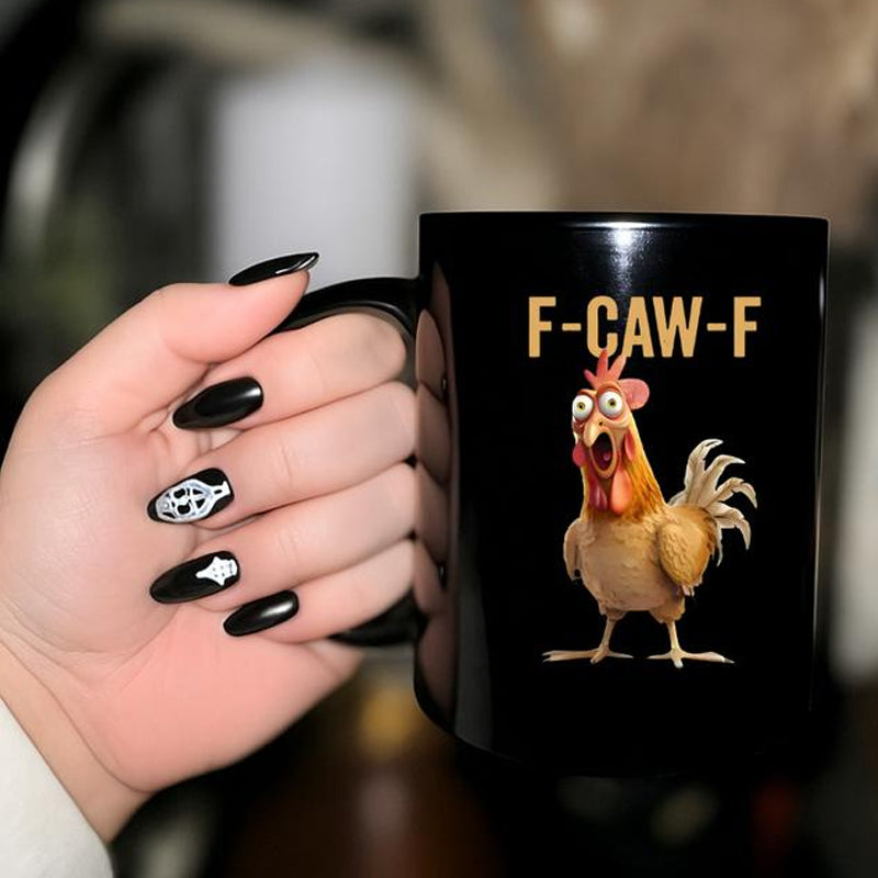 🔥 LAST DAY PROMOTION - 50%OFF 🔥 F-Caw-F Funny Chicken Mug