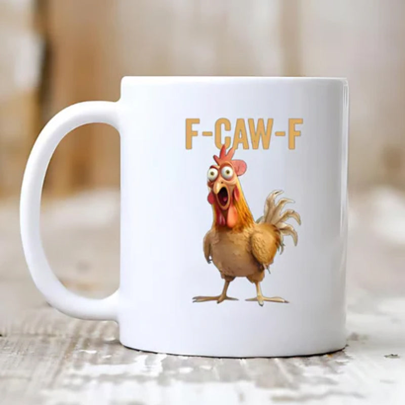 🔥 LAST DAY PROMOTION - 50%OFF 🔥 F-Caw-F Funny Chicken Mug
