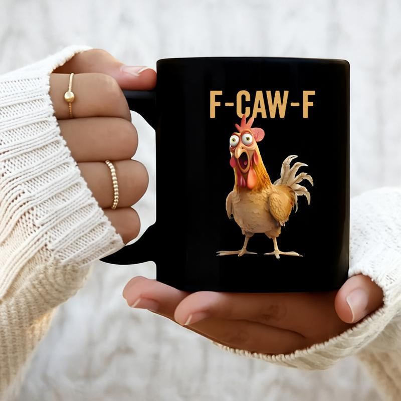 🔥 LAST DAY PROMOTION - 50%OFF 🔥 F-Caw-F Funny Chicken Mug