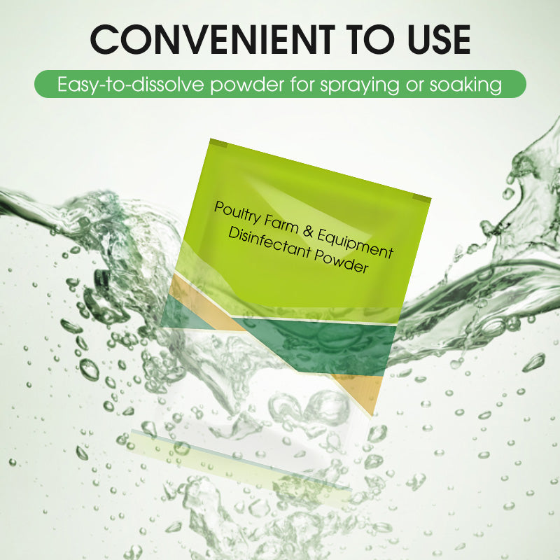 🔥 100g Poultry Farm & Equipment Disinfectant Powder 🐓