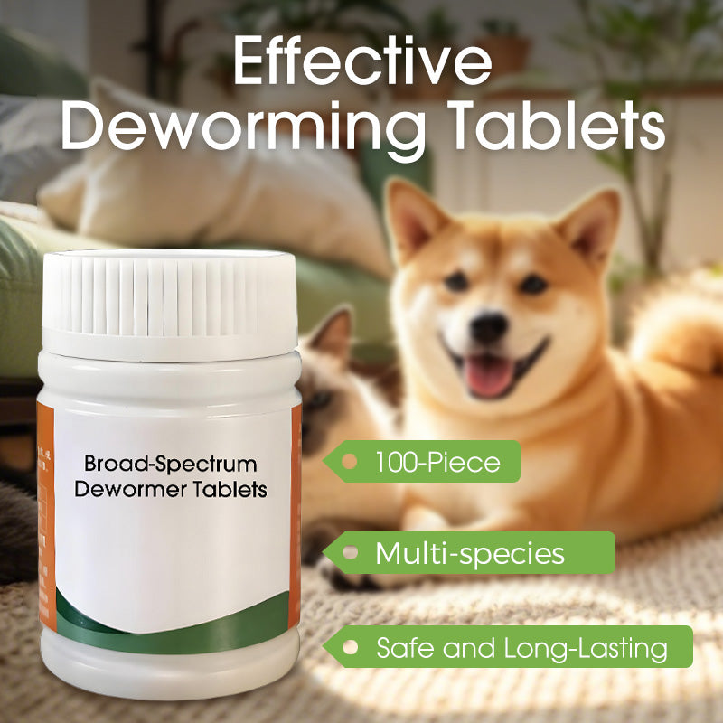 100-Piece Broad-Spectrum Dewormer Tablets