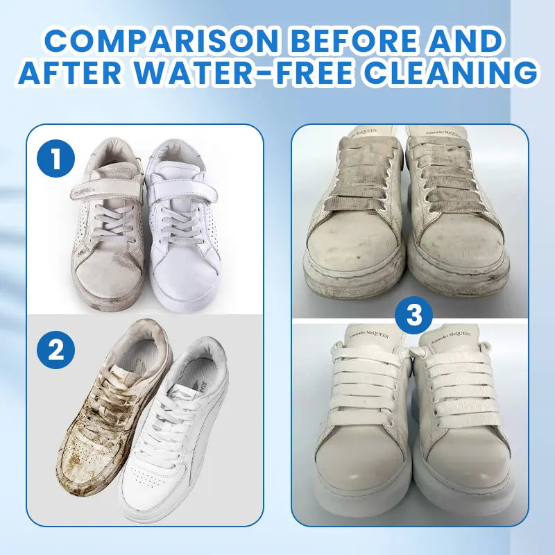 ✨ Waterless White Shoe Cleaner — Instant Stain Removal, Restores Fresh Look