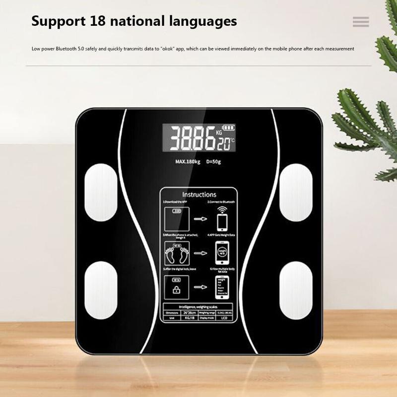 🥳2026 HOT SALE🥳💞50K+ SOLD!👵❤️ 57% OFF! Smart Body Fat Scale – Know your numbers, track your health! Measures weight & body fat easily. Large display, auto-on. Your wellness companion. 🩺📊