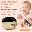 🔥2-in-1 Smart Electric Nail Trimmer & Polisher for All Ages 👨‍👩‍👧‍👦 – Blade-Free, Blood-Free & Stress-Free Nail Care! 💅