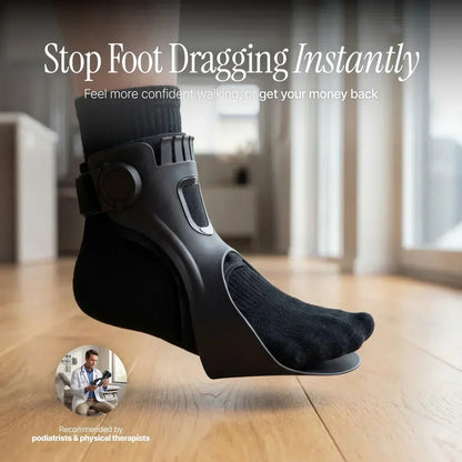 Regain Mobility! Adjustable Foot Drop Brace with Inflatable Liner – Daily Support ✨