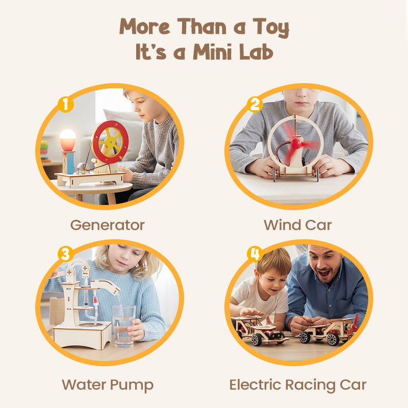 SCOMERI🧩 DIY Tech Toys - Build & Learn with Electronics, STEM Fun for Kids 🚀📦