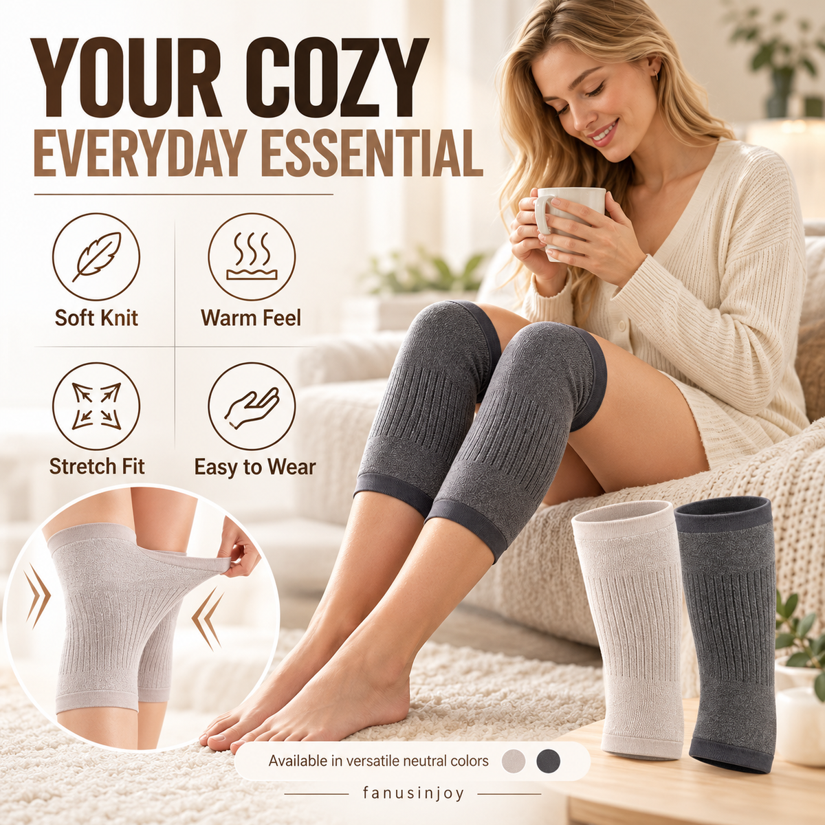 Winter Special❄️Soft And Warm Faux Cashmere Knee Pads