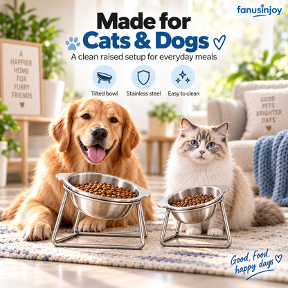 🎃 Halloween Special: 55% off! 🥣 15° Tilted Orthopaedic Feeding Bowl
