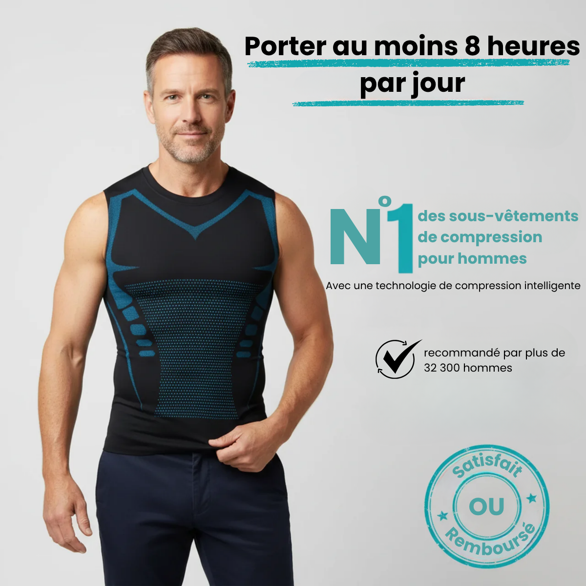 🎽 LIMITED-TIME 50% OFF! ✨ Ionic Shaping Vest – Compression, Cooling, Sleeveless, Body Contouring 💪