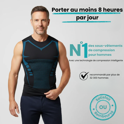 🎽 LIMITED-TIME 50% OFF! ✨ Ionic Shaping Vest – Compression, Cooling, Sleeveless, Body Contouring 💪