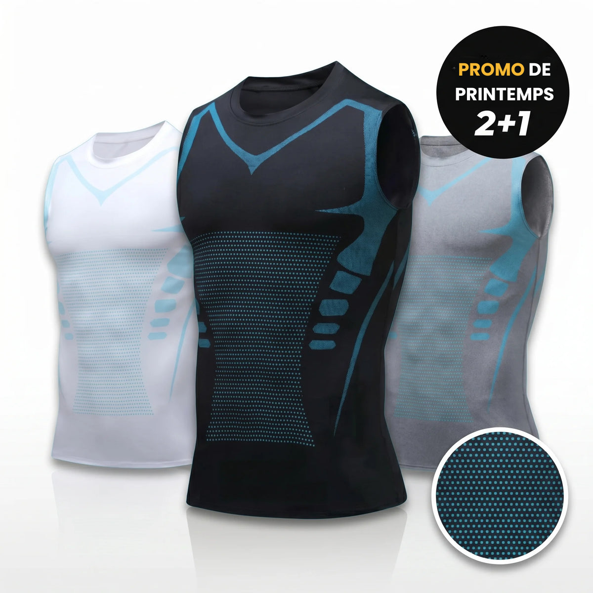 🎽 LIMITED-TIME 50% OFF! ✨ Ionic Shaping Vest – Compression, Cooling, Sleeveless, Body Contouring 💪