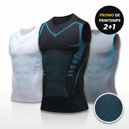 🎽 LIMITED-TIME 50% OFF! ✨ Ionic Shaping Vest – Compression, Cooling, Sleeveless, Body Contouring 💪