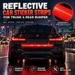 🚗 Reflective Car Sticker Strips for Trunk & Rear Bumper
